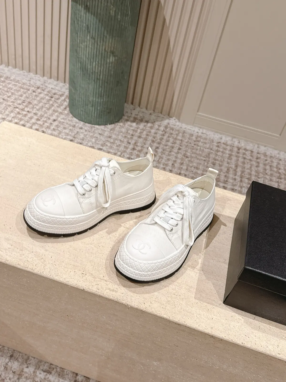 Chanel Style Leather Women's Shoes Lookbook Reference image 3