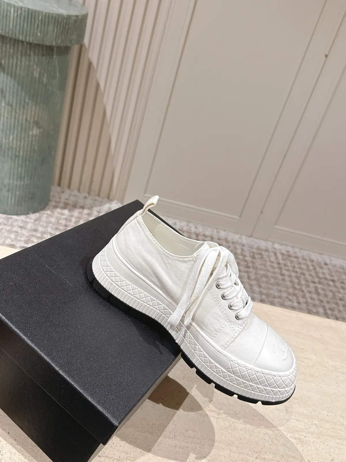 Chanel Style Leather Women's Shoes Lookbook Reference image 4