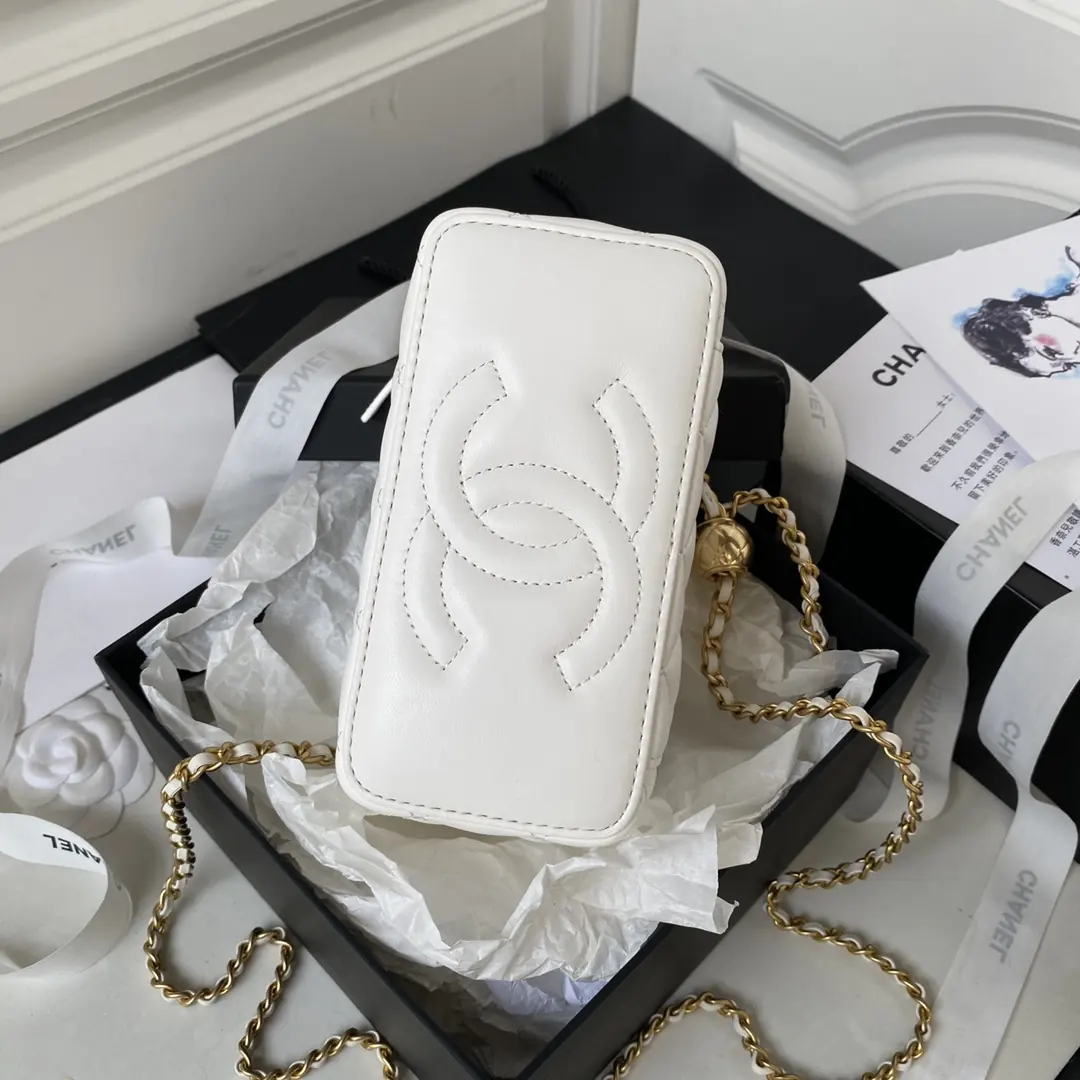 Chanel Style Pink Leather Bag Bags Bag detail image 6 from source 764363