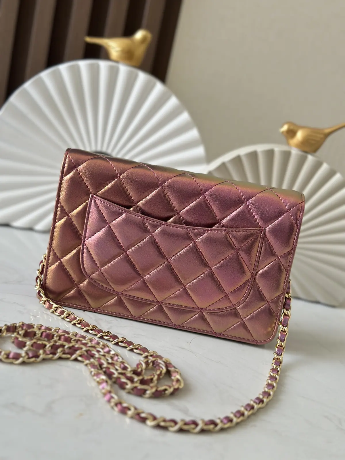 Chanel Style Pink Leather Wallet Lookbook Reference image 4