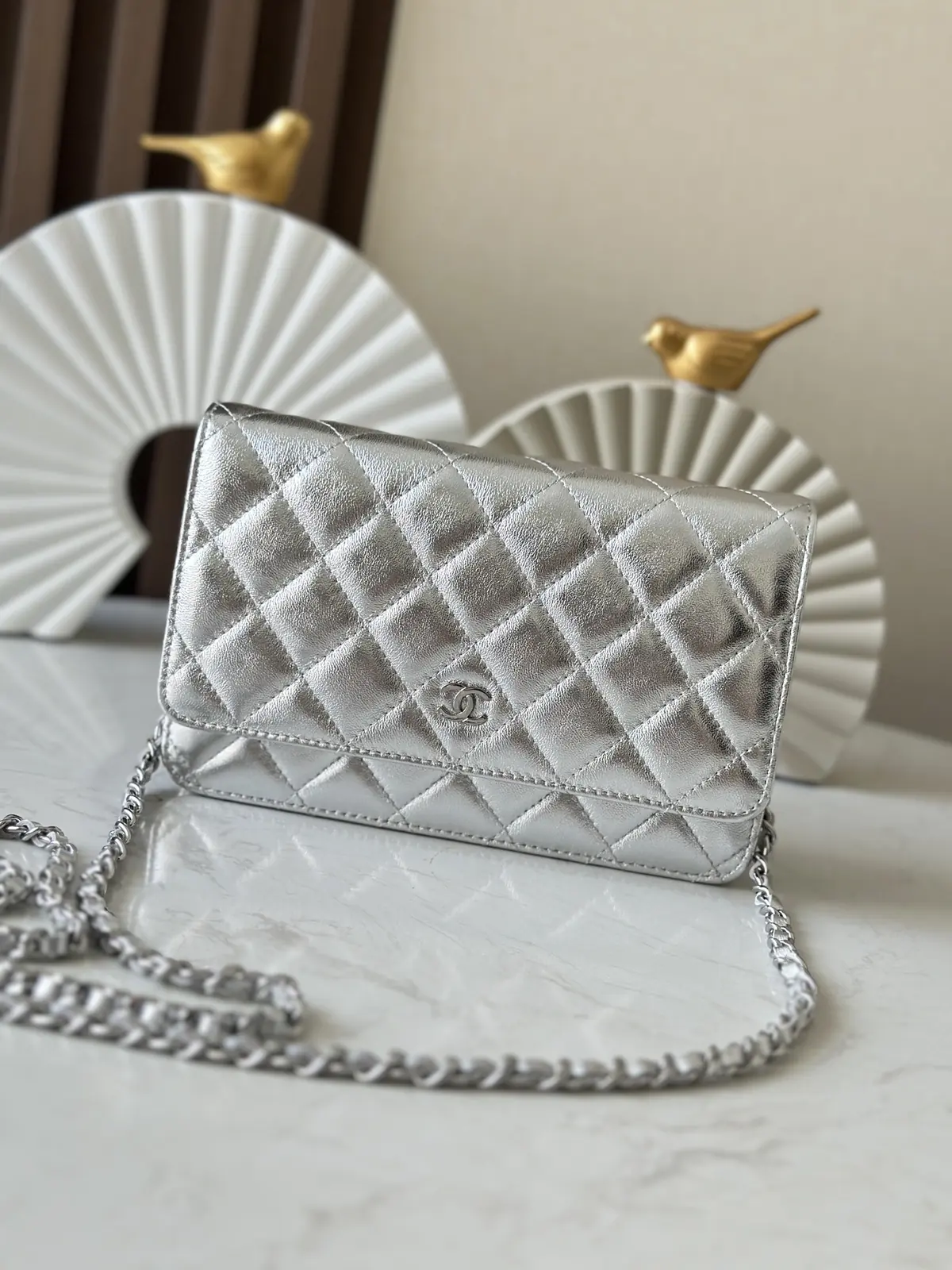 Chanel Style Pink Leather Wallet Lookbook Reference image 1