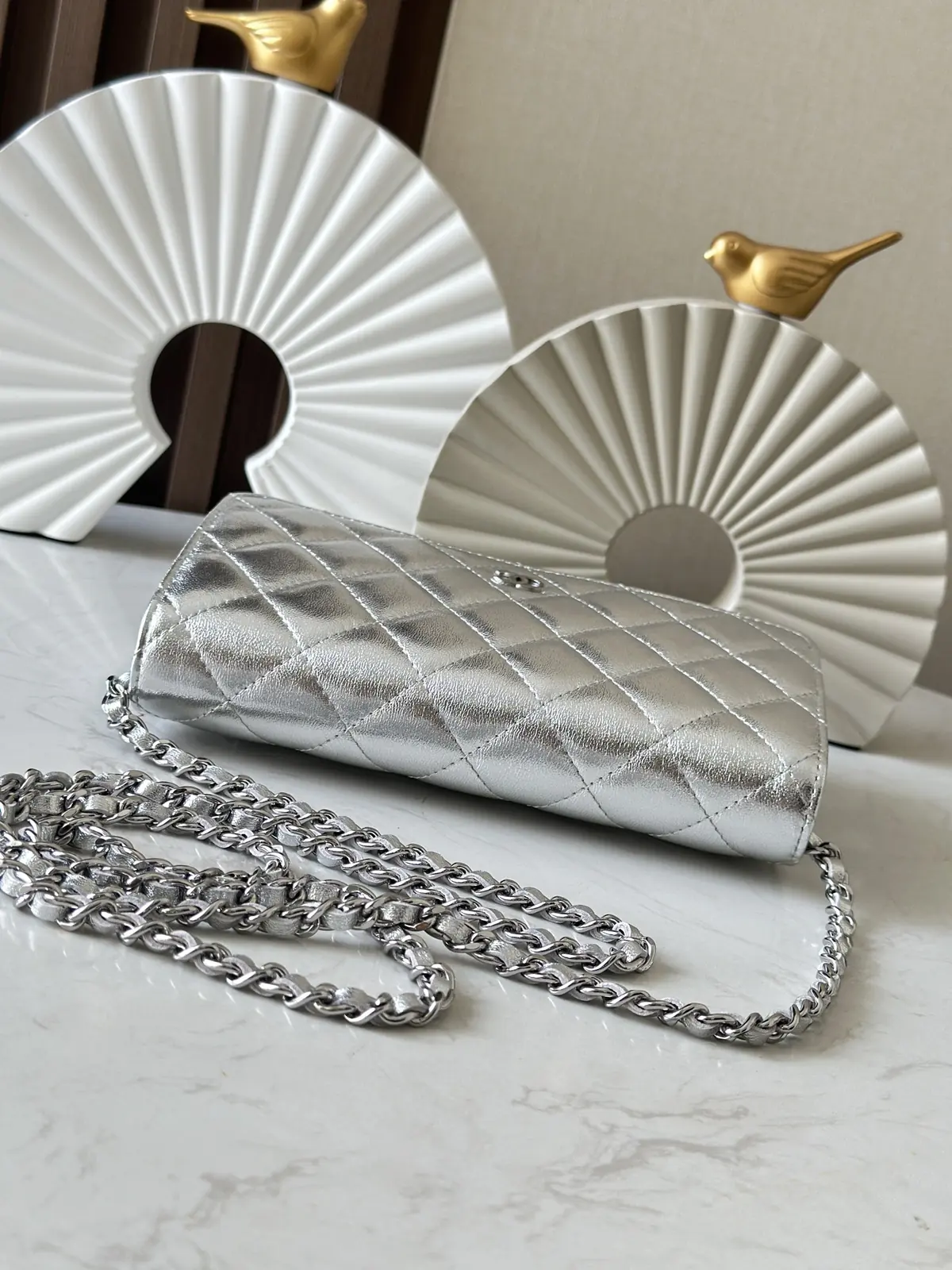 Chanel Style Pink Leather Wallet Lookbook Reference image 3