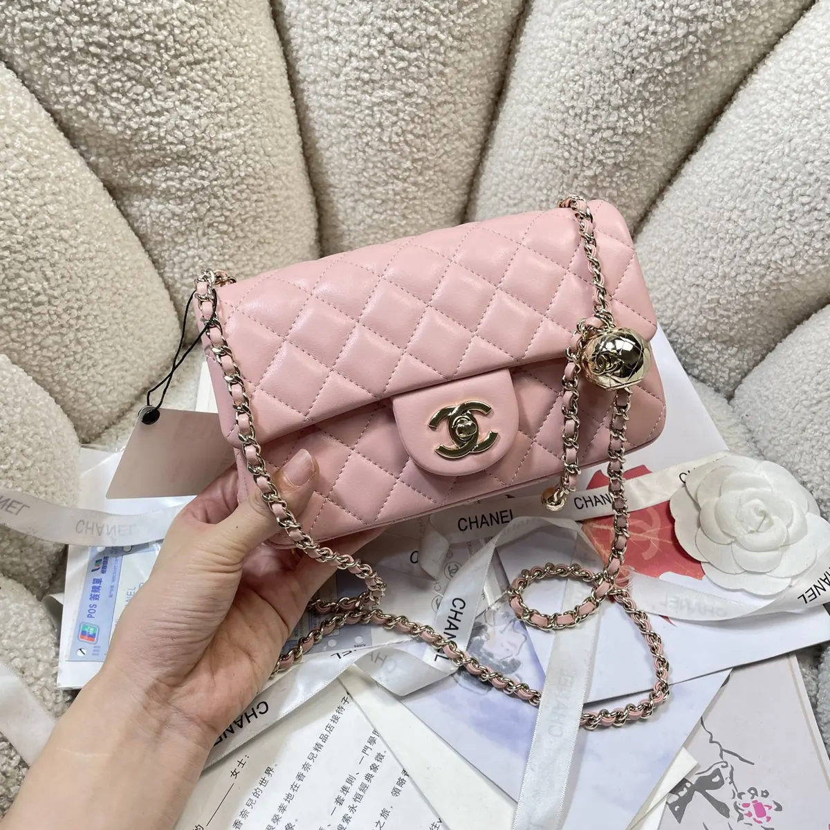 Chanel Style Pink Shoulder Bag Lookbook Reference image 2