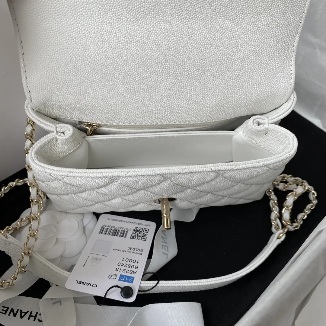 Chanel Style Red Leather Top Handle Bag Bags Top Handle Bag detail image 6 from source 764357