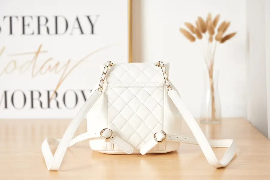 Chanel Style White Leather Card Holder Bags Card Holder detail image 4 from source 764334