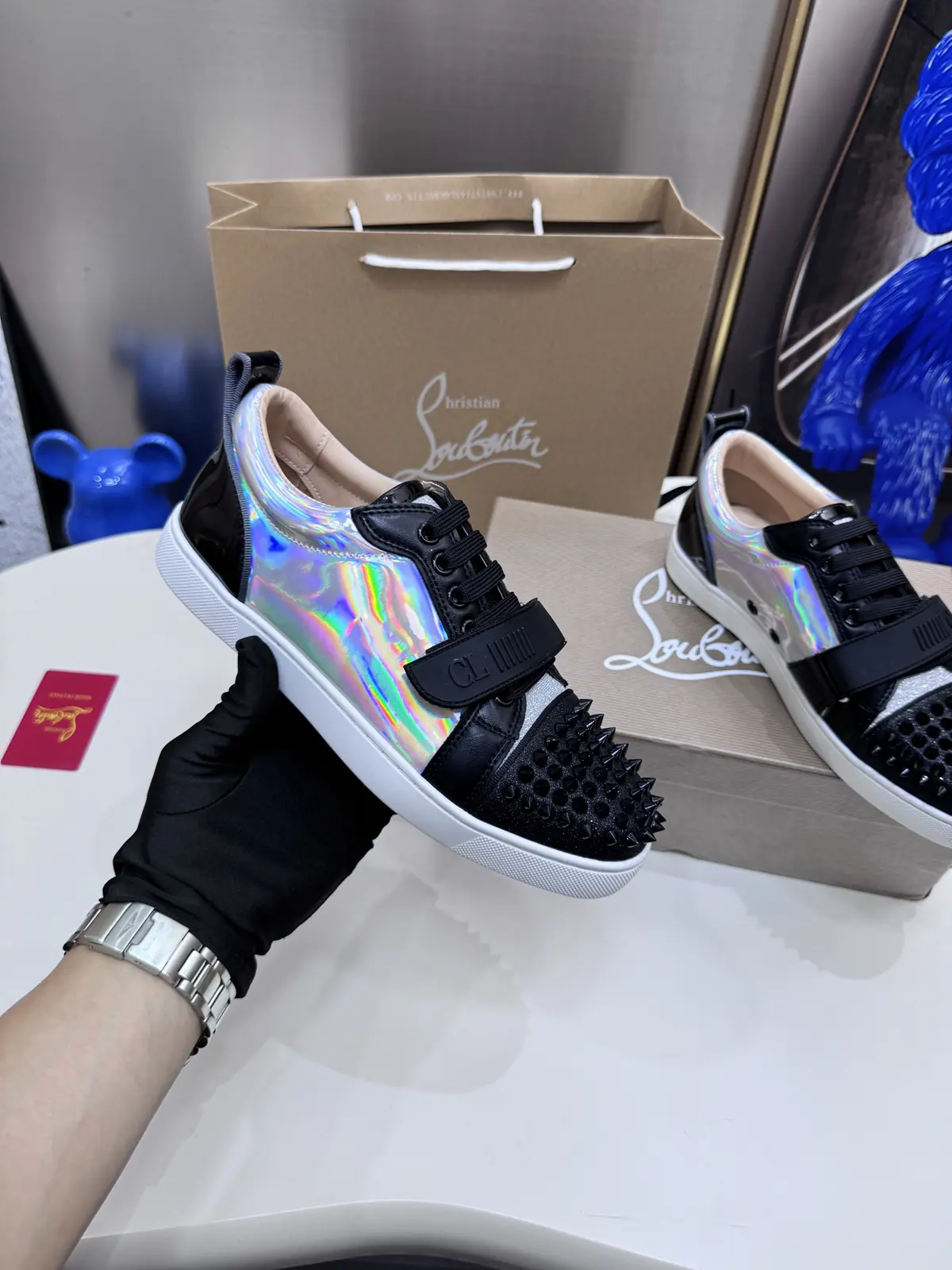Christian Louboutin（cl男） Style Leather Men's Shoes Lookbook Reference image 5