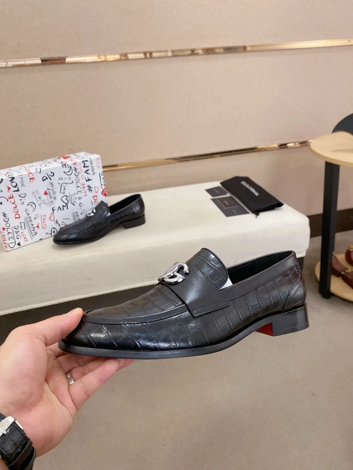 Dg Style Leather Men's Shoes Lookbook Reference image 3
