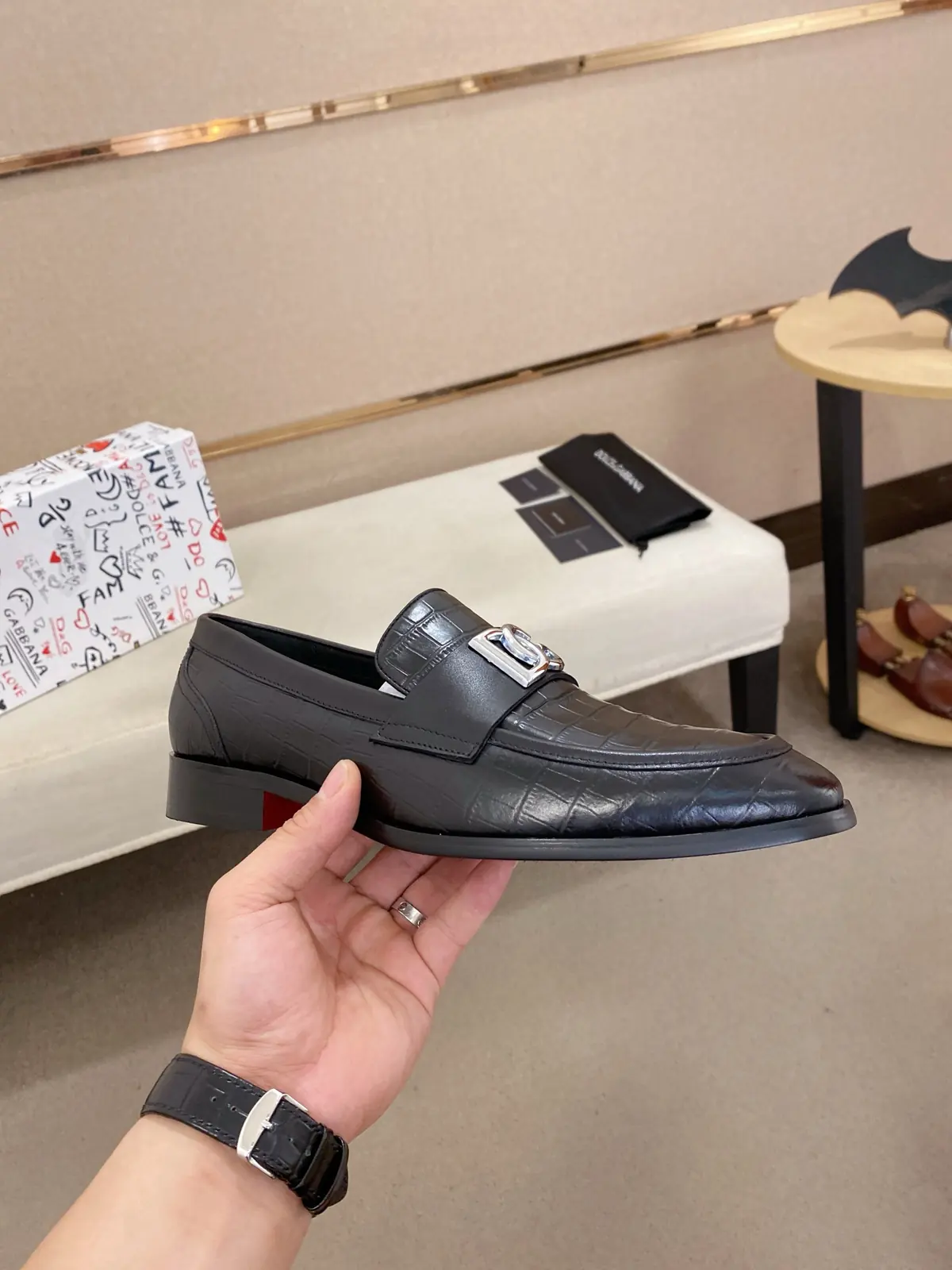 Dg Style Leather Men's Shoes Lookbook Reference image 4