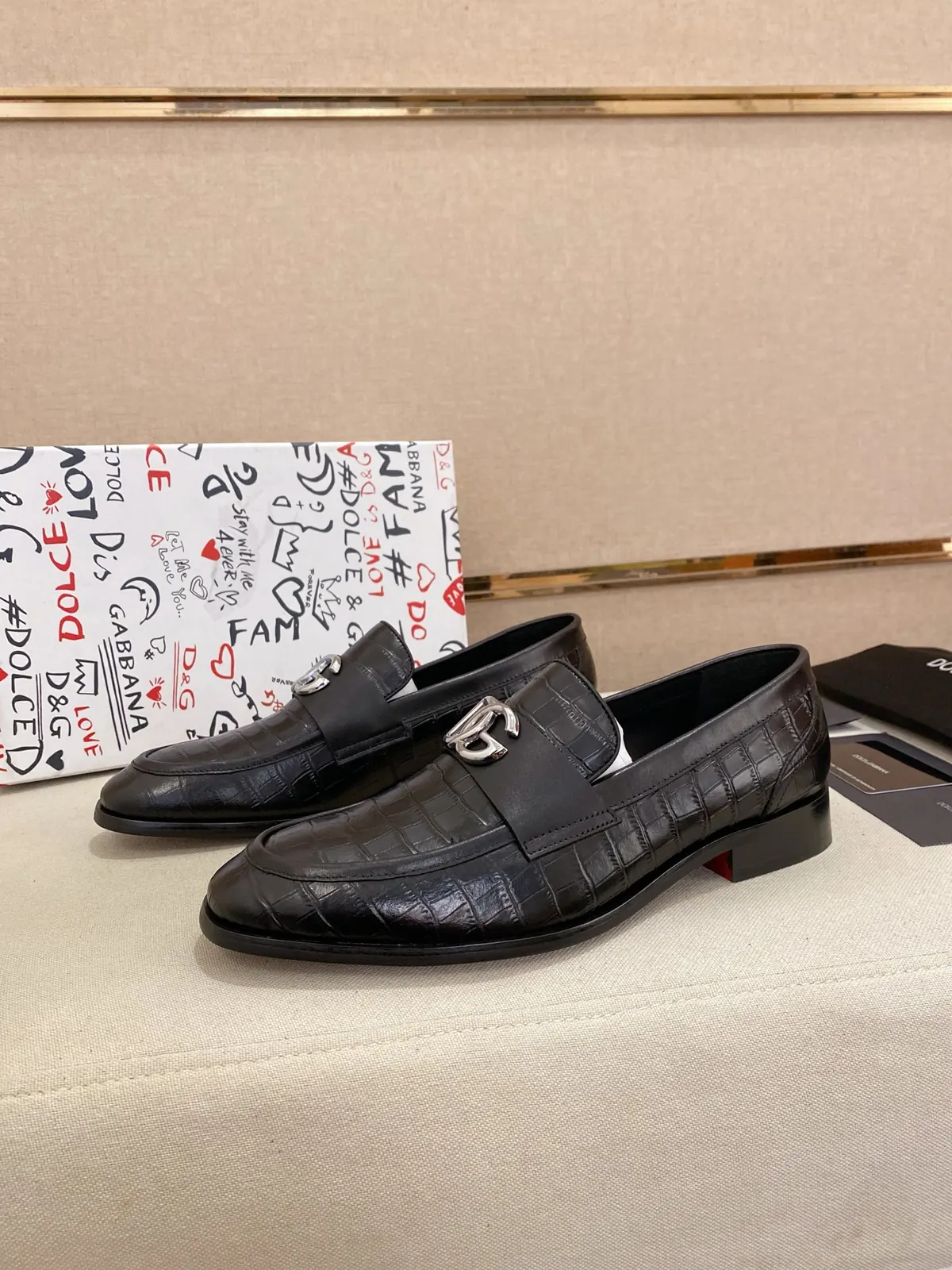 Dg Style Leather Men's Shoes Lookbook Reference image 5