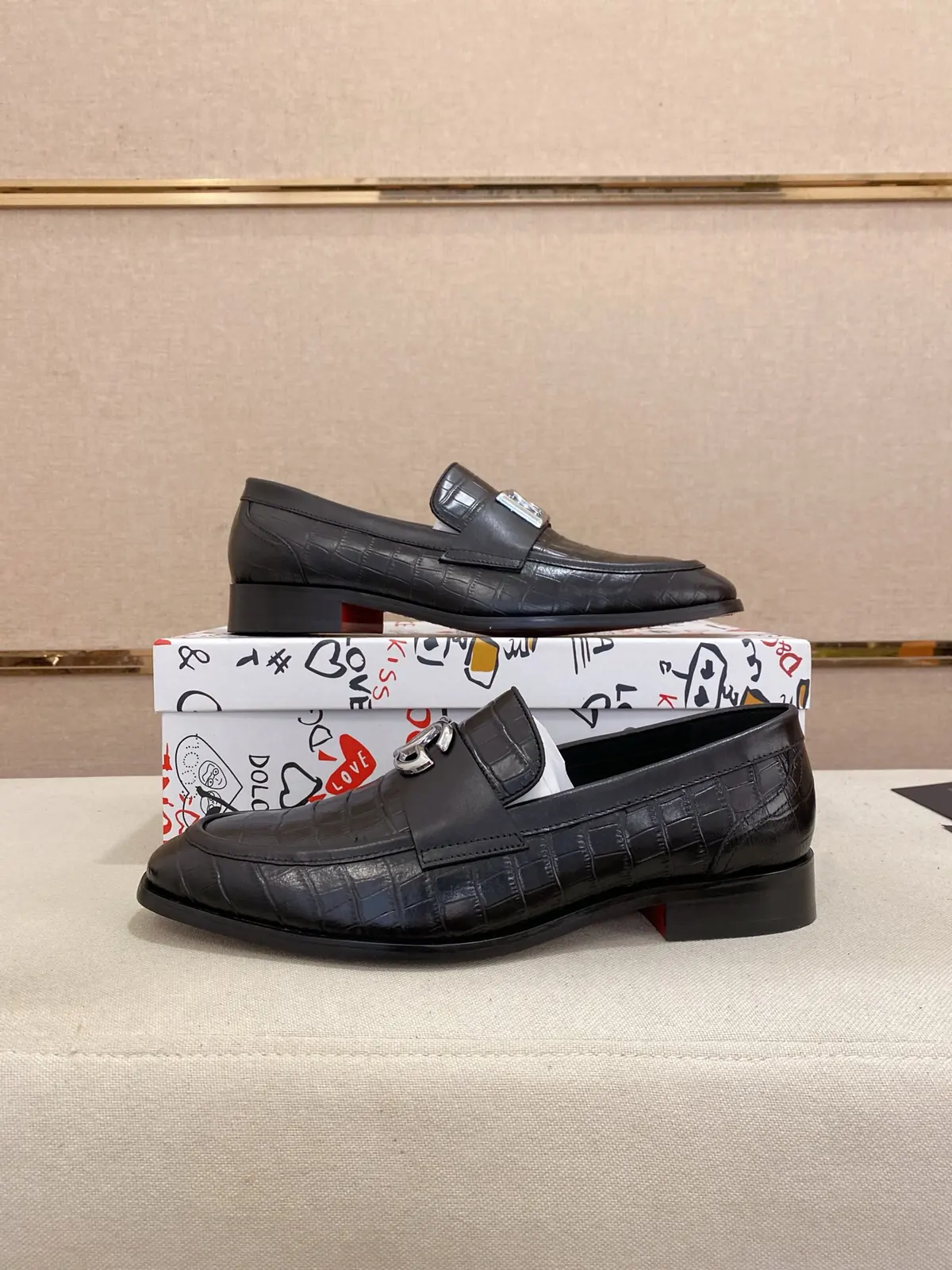 Dg Style Leather Men's Shoes Lookbook Reference image 6