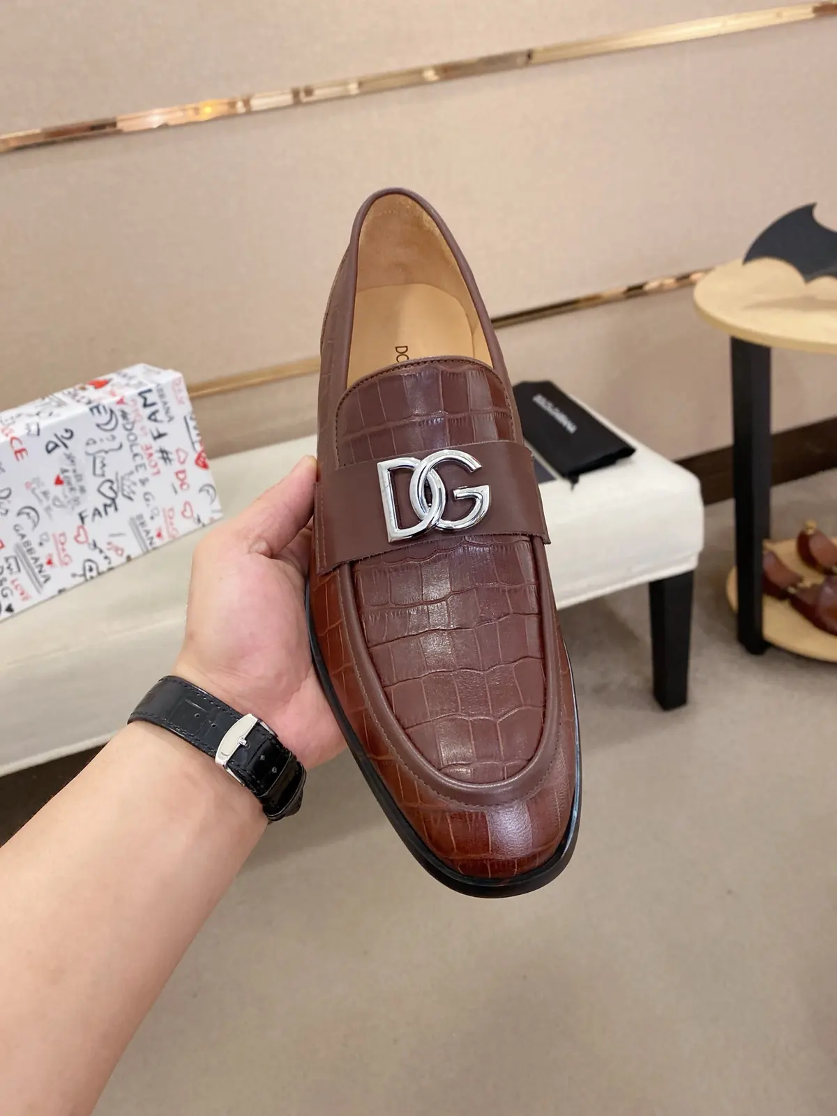 Dg Style Leather Men's Shoes Lookbook Reference image 2