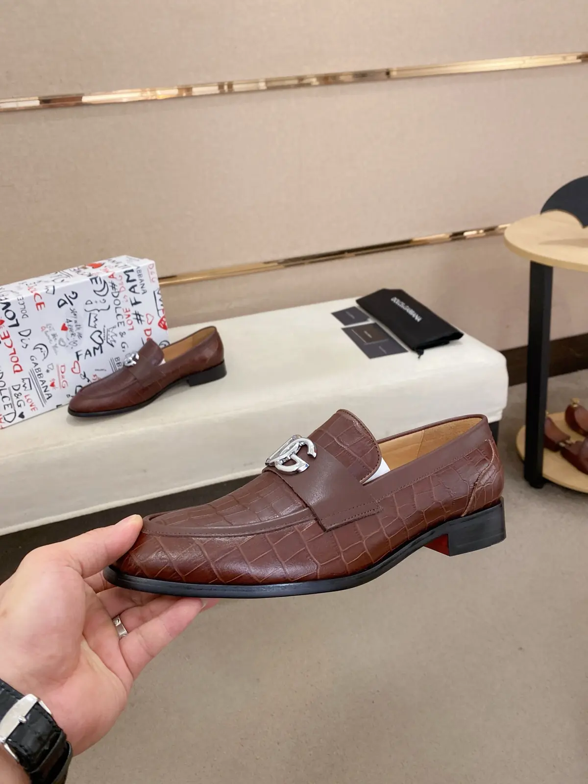 Dg Style Leather Men's Shoes Lookbook Reference image 3