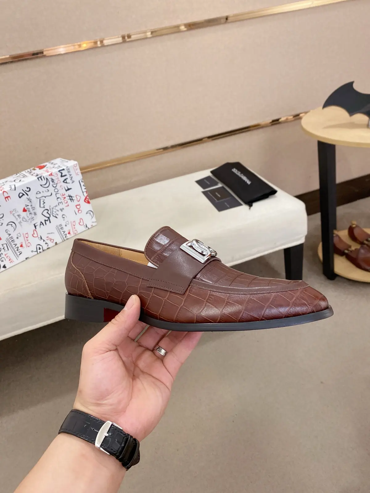 Dg Style Leather Men's Shoes Lookbook Reference image 4