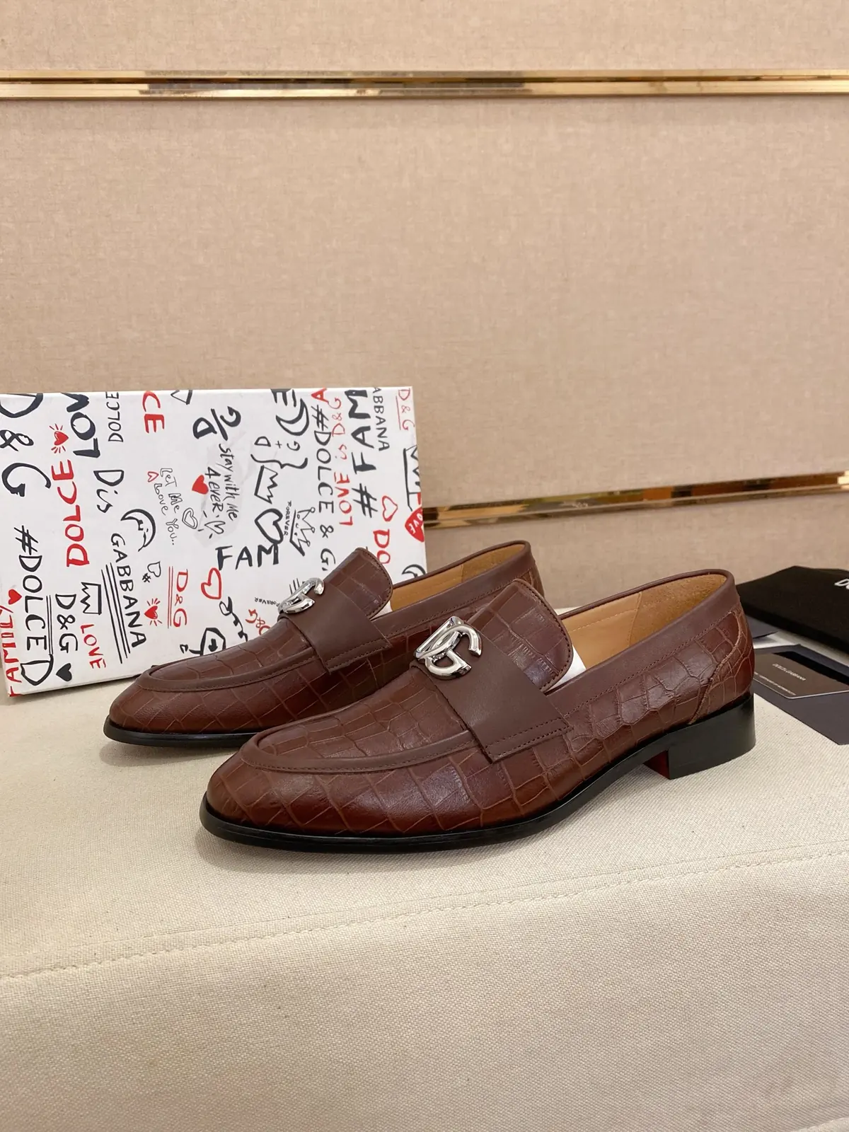 Dg Style Leather Men's Shoes Lookbook Reference image 5