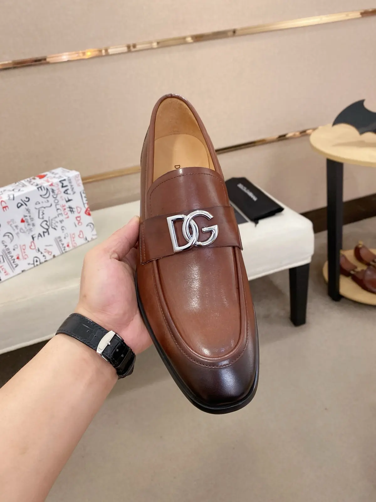 Dg Style Leather Men's Shoes Lookbook Reference image 2
