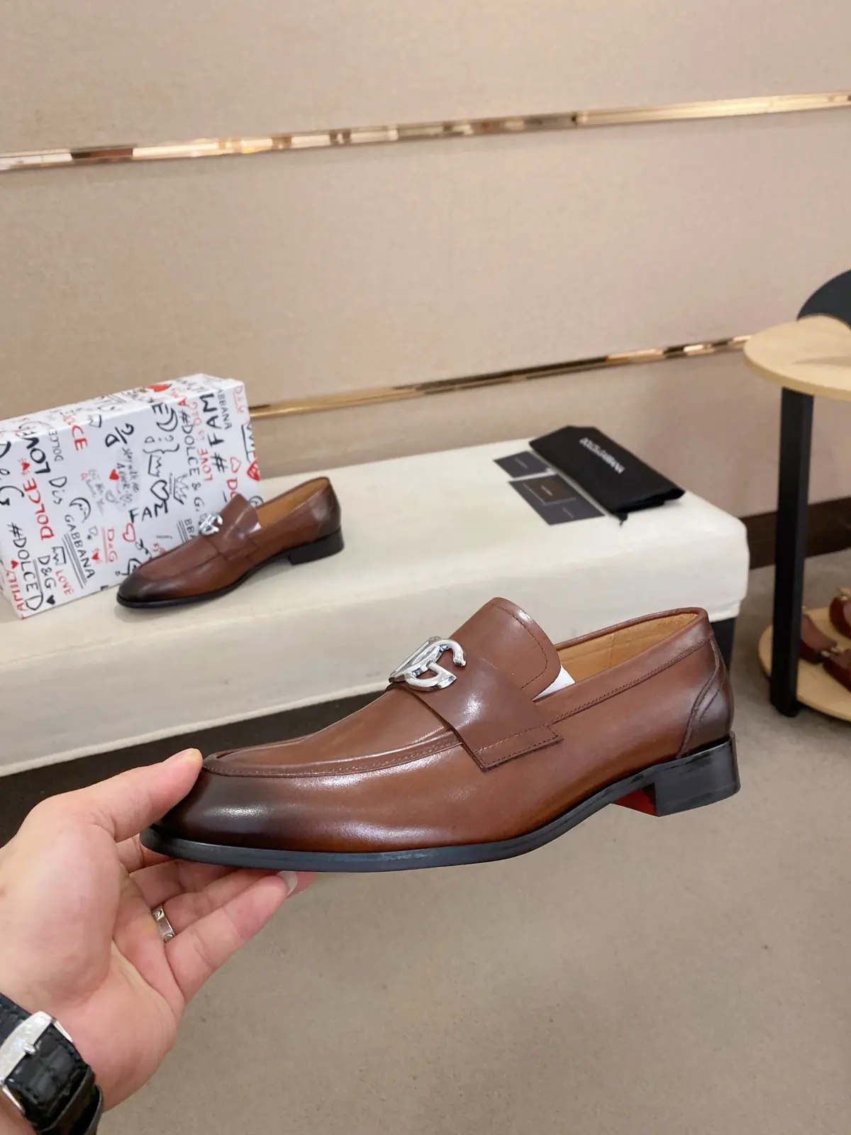 Dg Style Leather Men's Shoes Lookbook Reference image 3