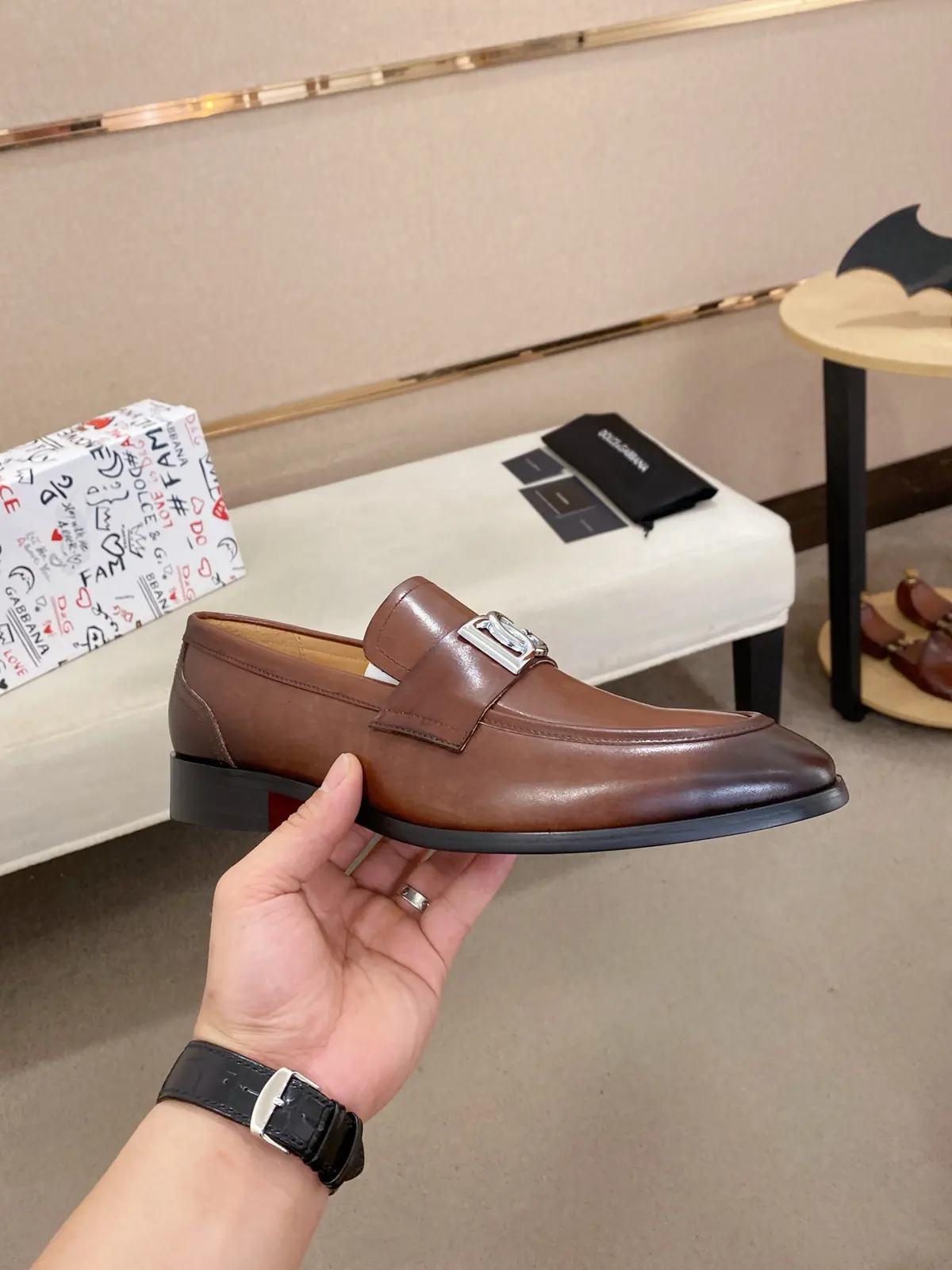 Dg Style Leather Men's Shoes Lookbook Reference image 4