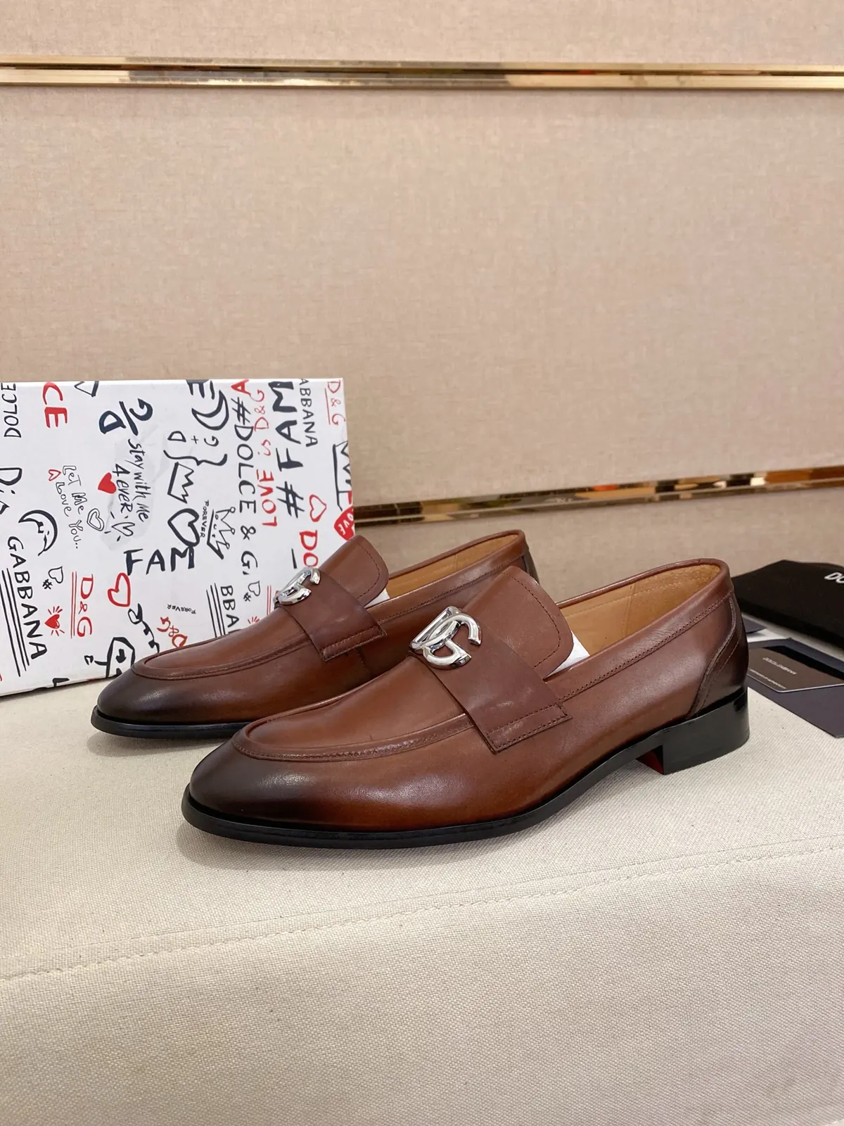 Dg Style Leather Men's Shoes Lookbook Reference image 5