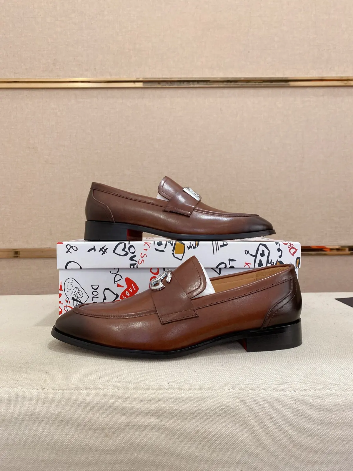 Dg Style Leather Men's Shoes Lookbook Reference image 6