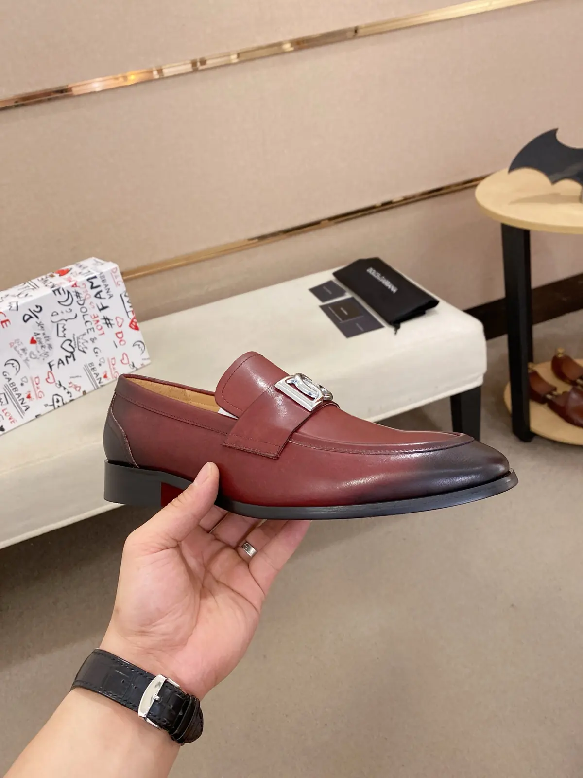 Dg Style Leather Men's Shoes Lookbook Reference image 4