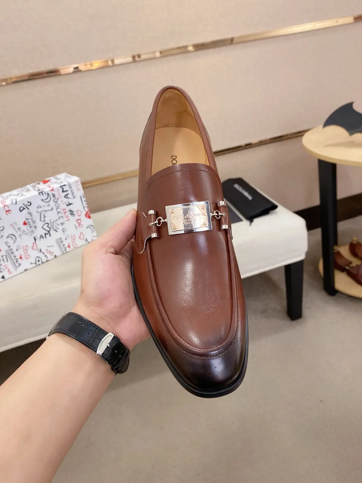 Dg Style Leather Men's Shoes Lookbook Reference image 2