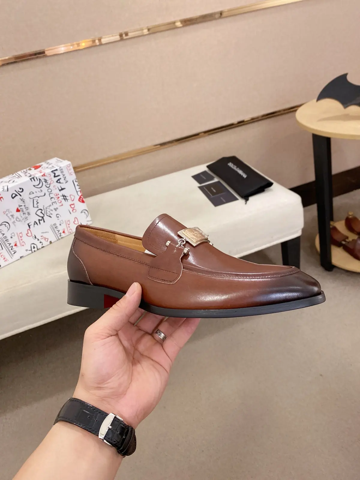 Dg Style Leather Men's Shoes Lookbook Reference image 4