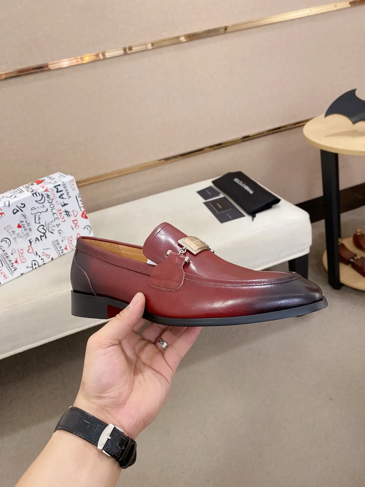 Dg Style Leather Men's Shoes Lookbook Reference image 4