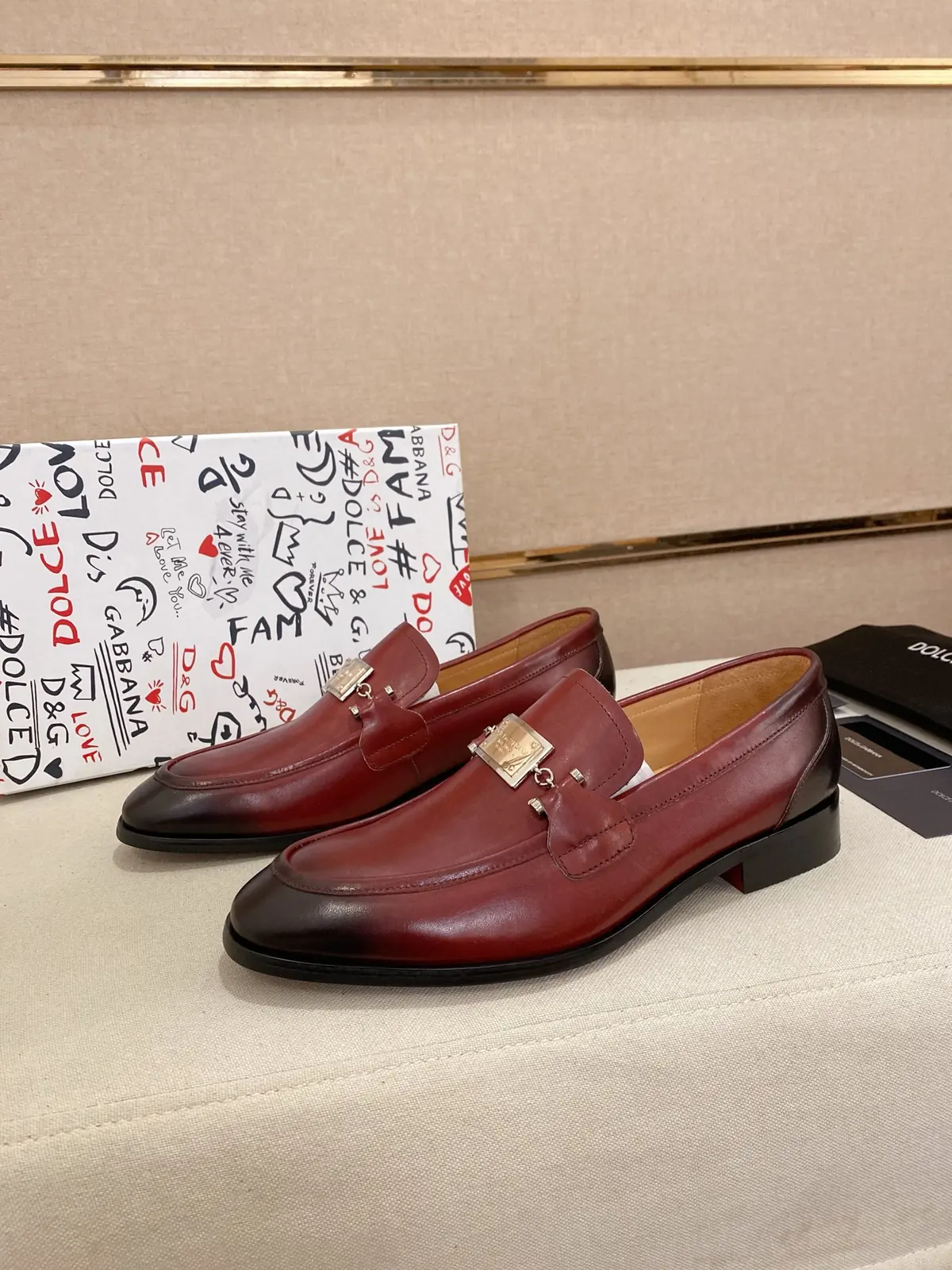 Dg Style Leather Men's Shoes Lookbook Reference image 5