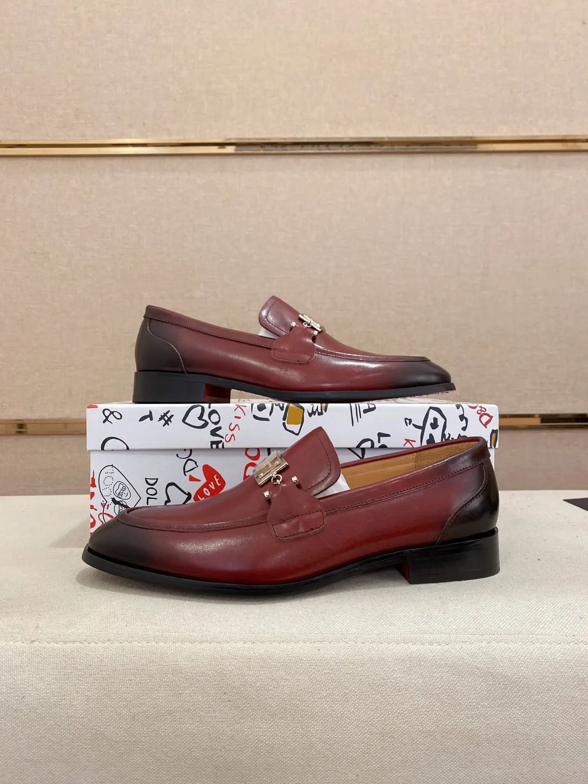 Dg Style Leather Men's Shoes Lookbook Reference image 6
