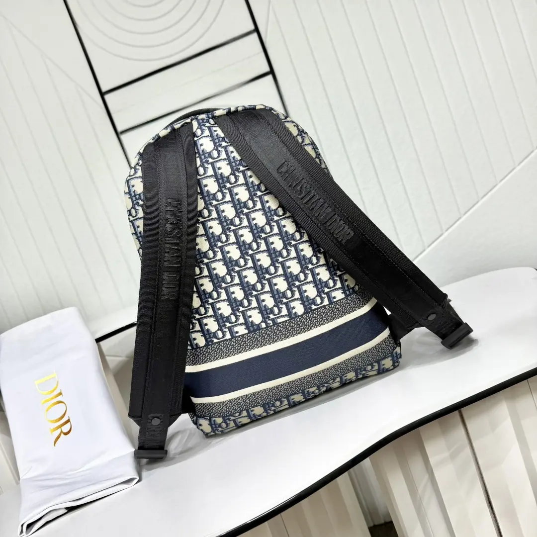 Dior Style Beige Backpack Lookbook Reference image 4