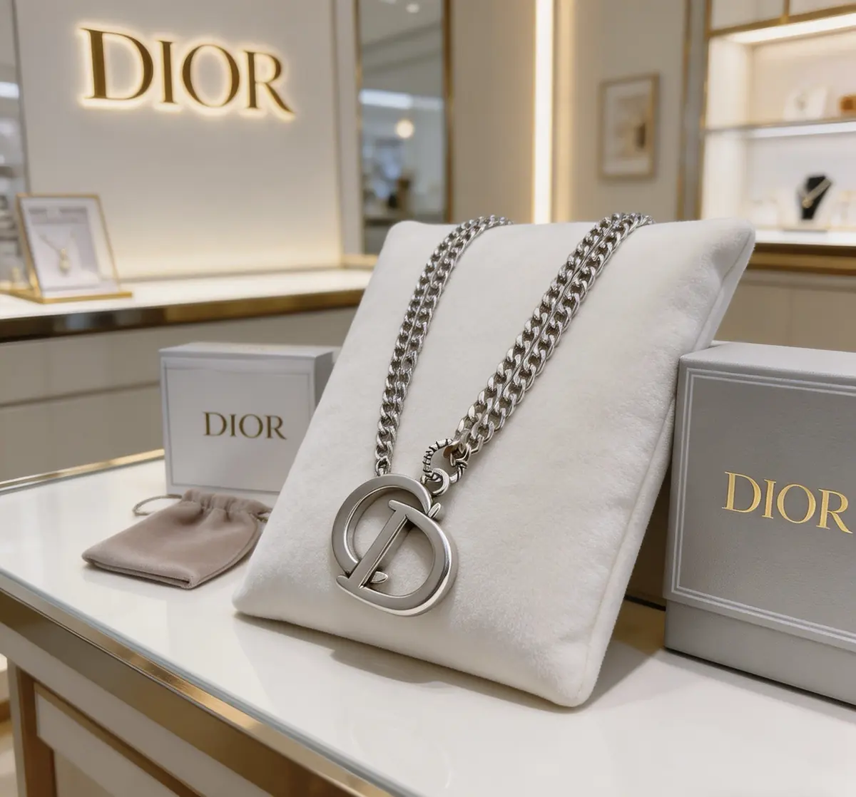 Dior Style Beige Chain Bag Lookbook Reference image 5