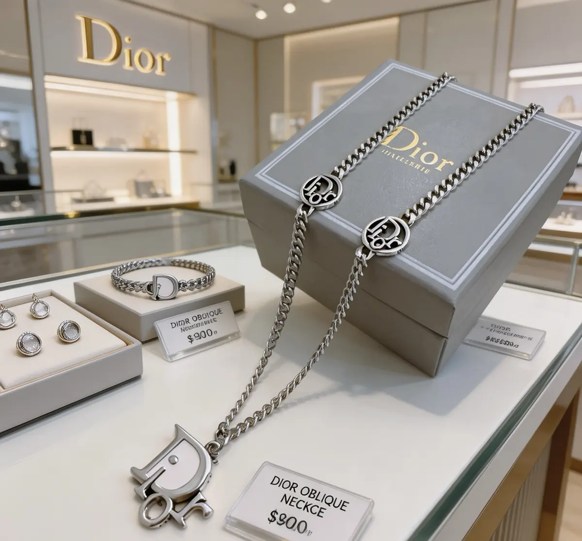 Dior Style Beige Chain Bag Lookbook Reference image 2
