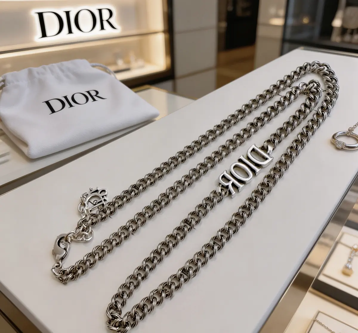 Dior Style Beige Chain Bag Lookbook Reference image 5