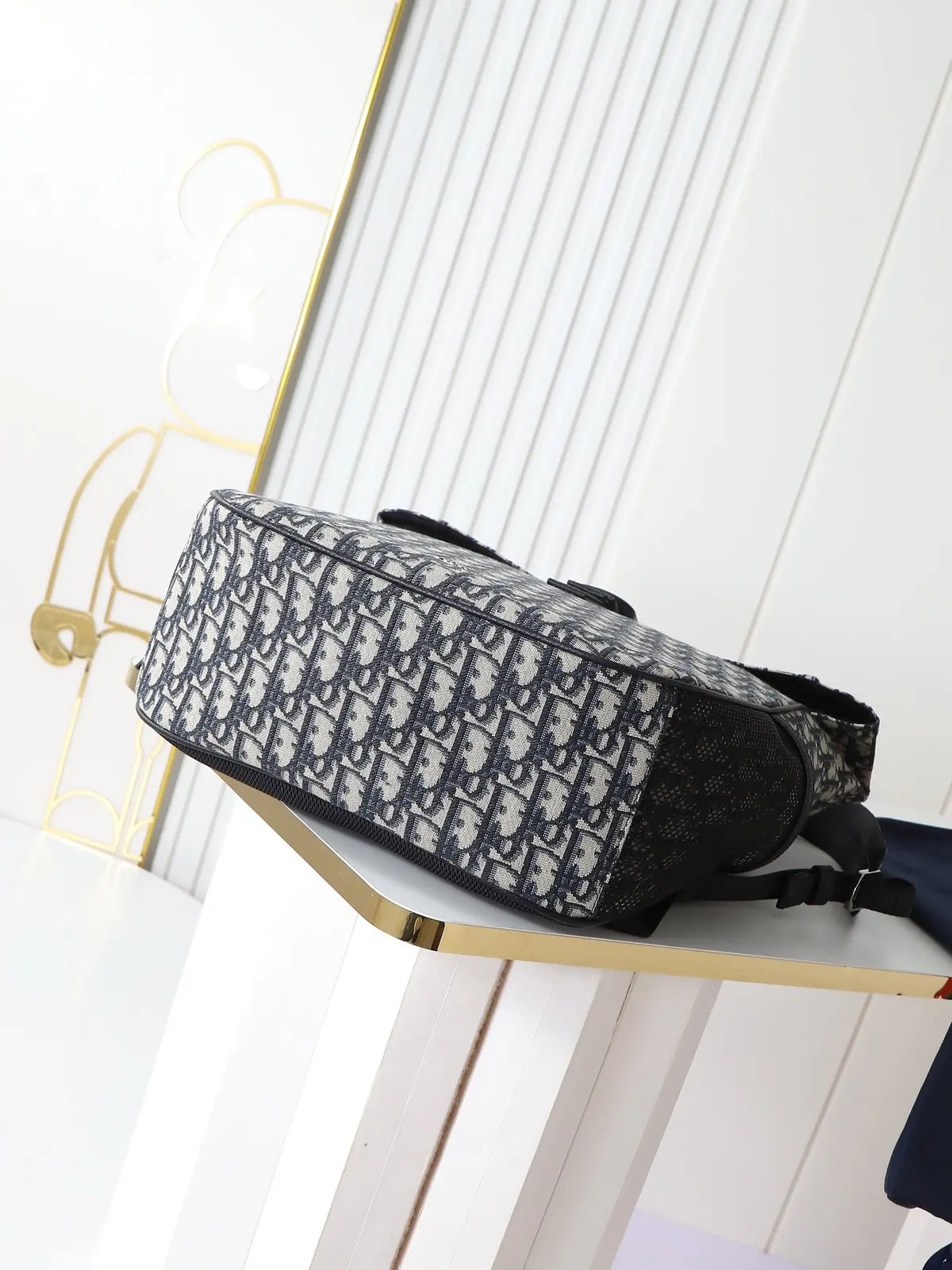Dior Style Beige Leather Backpack Lookbook Reference image 5