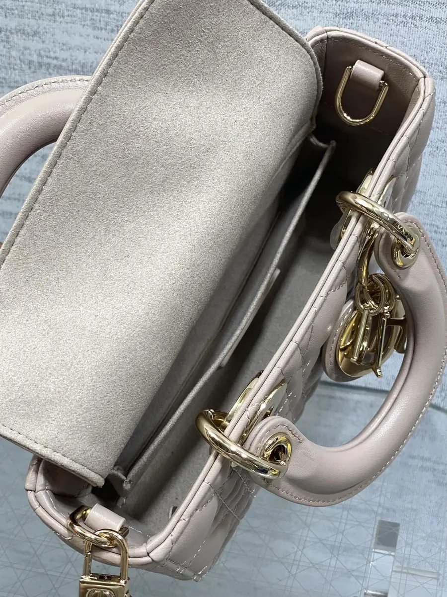 Dior Style Beige Leather Bag Bags Bag detail image 8 from source 741840