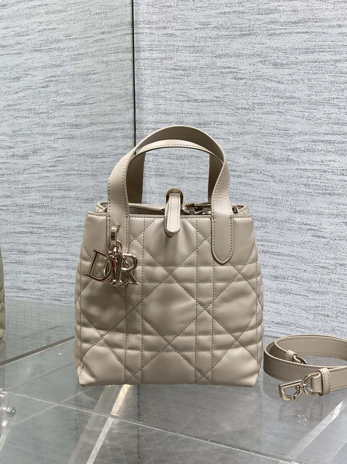 Dior Style Beige Leather Bag Bags Bag detail image 1 from source 741851
