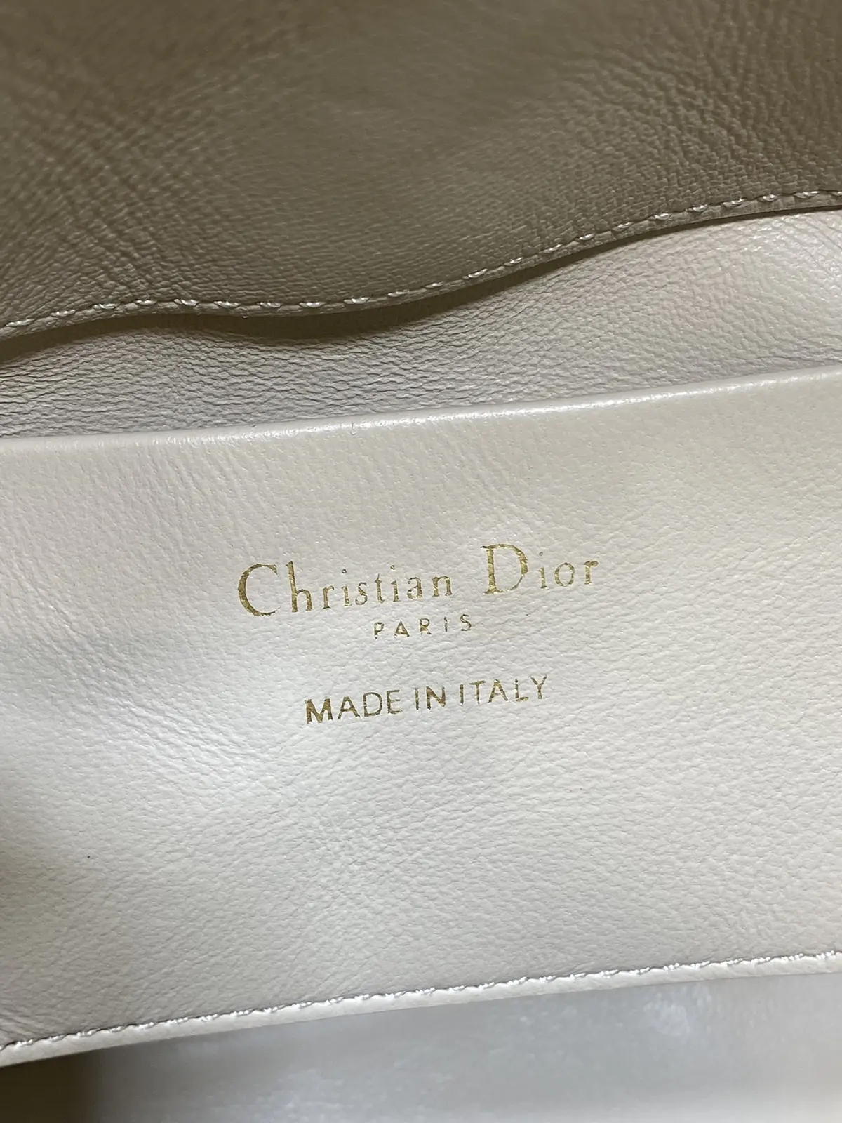 Dior Style Beige Leather Bag Bags Bag detail image 9 from source 741851