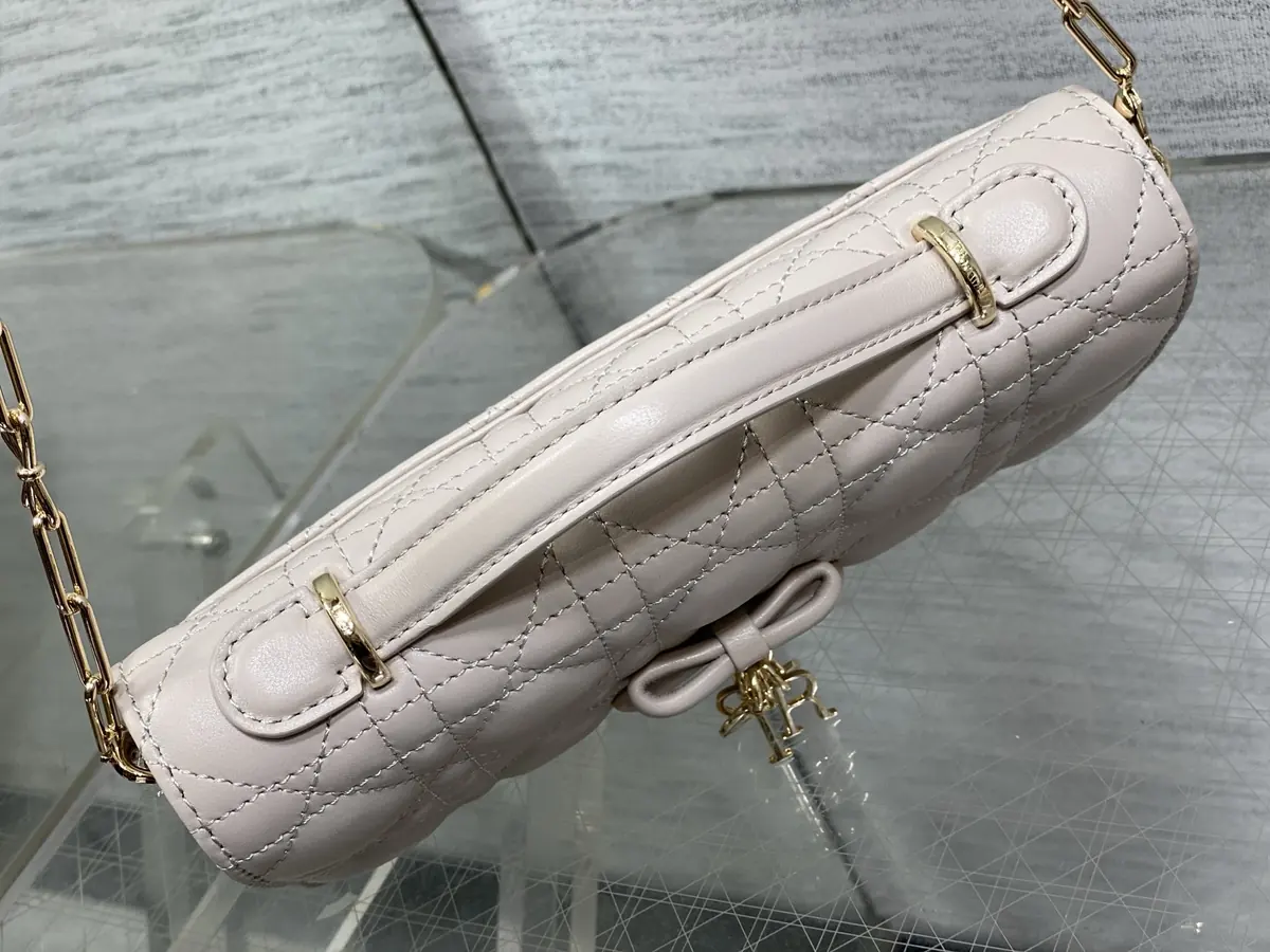 Dior Style Beige Leather Chain Bag Lookbook Reference image 5