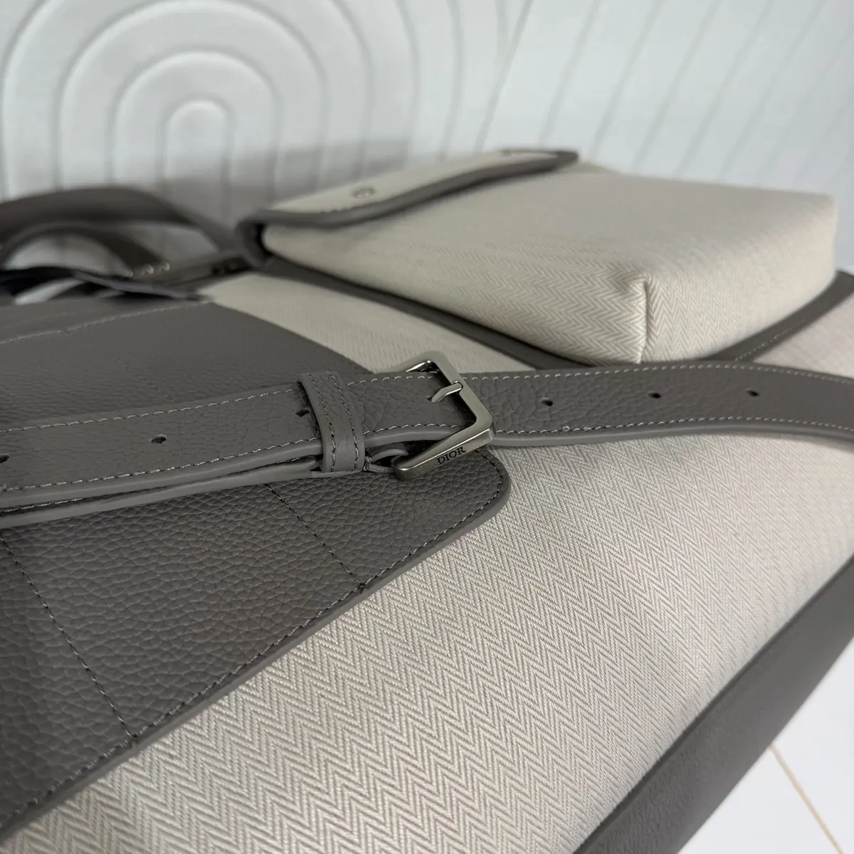 Dior Style Beige Leather Top Handle Bag Lookbook Reference image 6