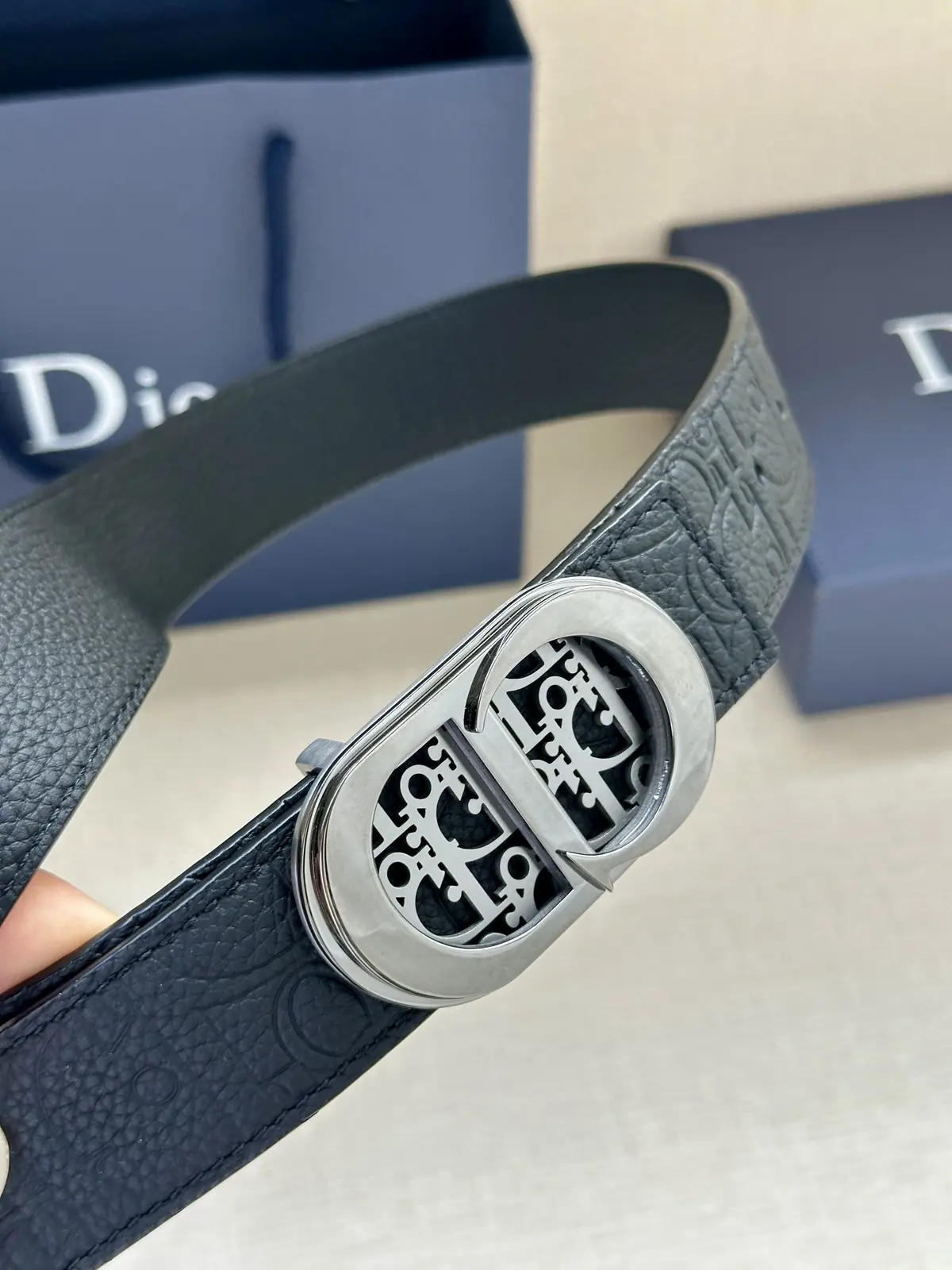 Dior Style Beige Men's Belt Lookbook Reference image 2