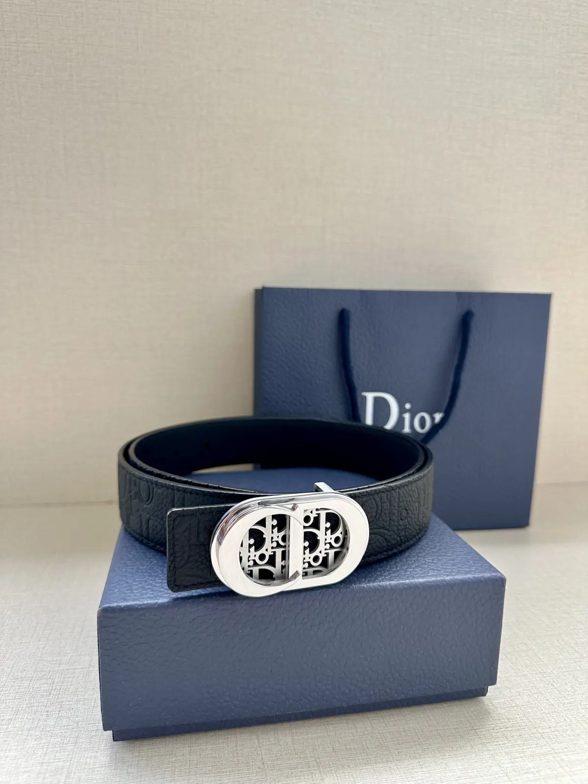 Dior Style Beige Men's Belt Lookbook Reference image 5