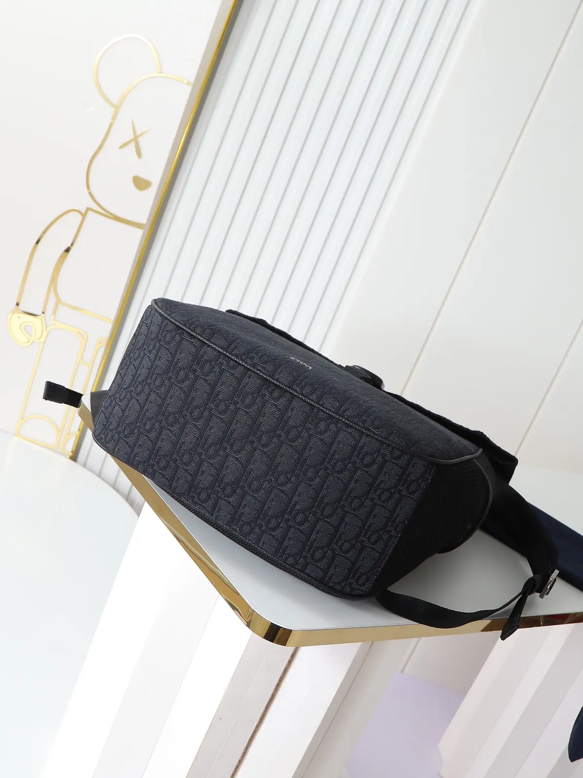 Dior Style Black Leather Backpack Lookbook Reference image 5