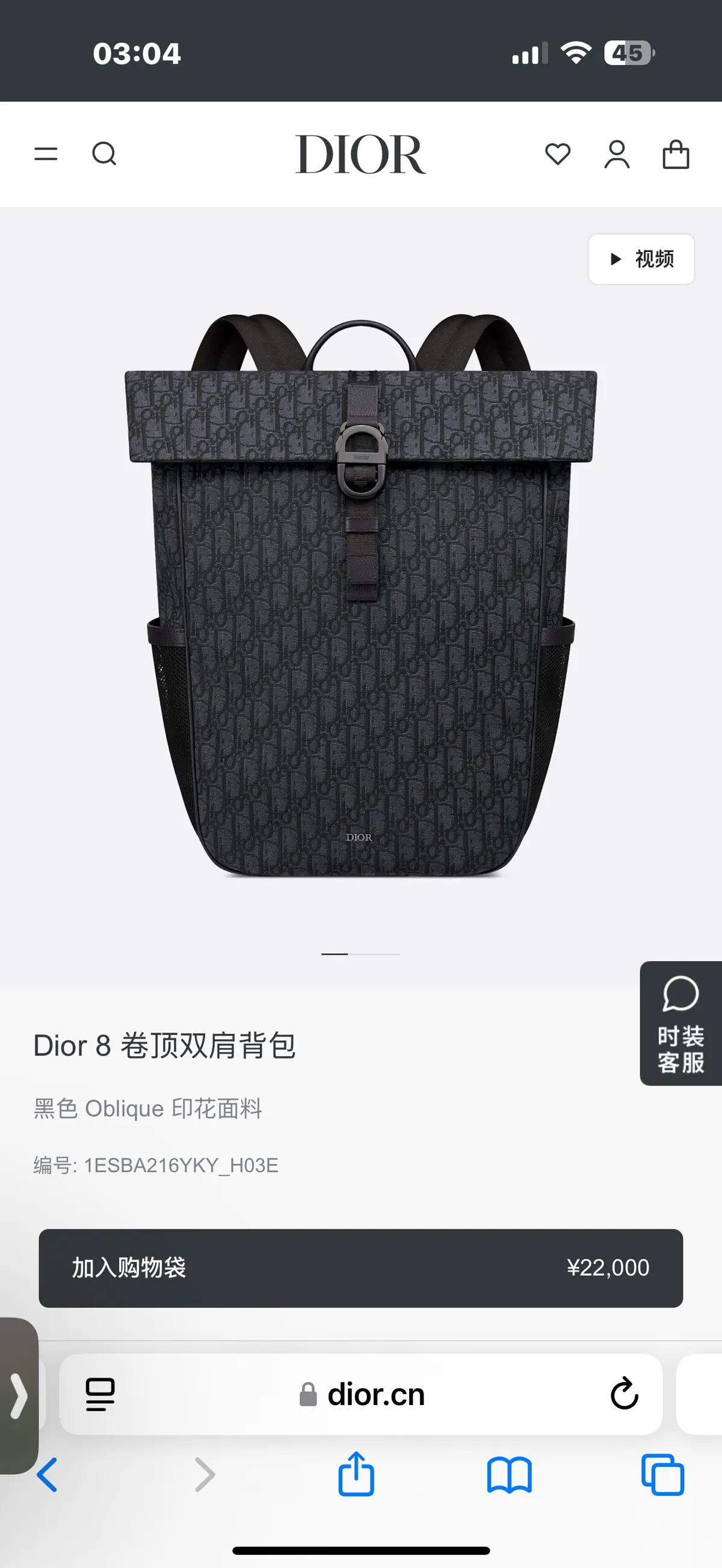 Dior Style Black Leather Backpack Lookbook Reference image 1