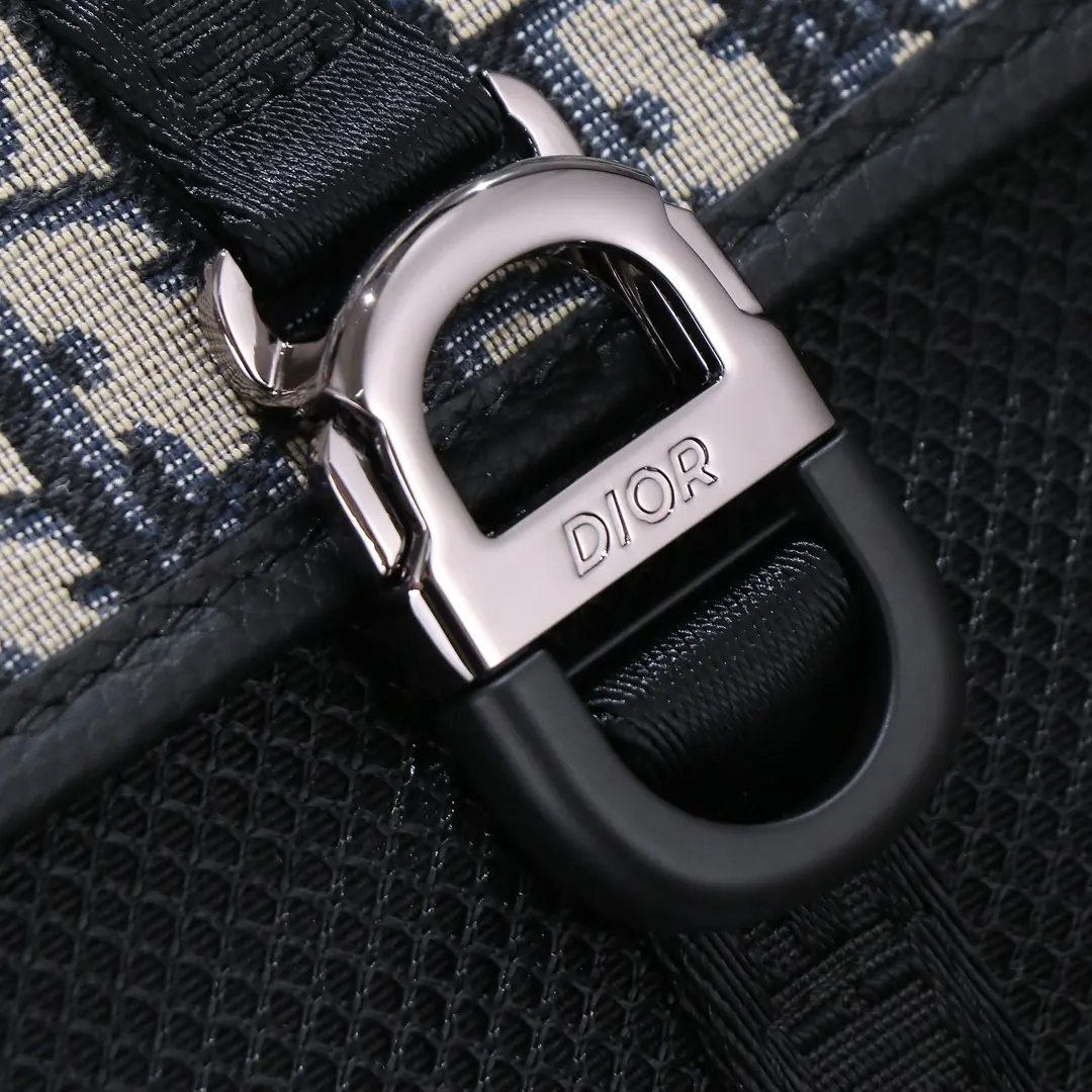 Dior Style Black Leather Backpack Lookbook Reference image 5