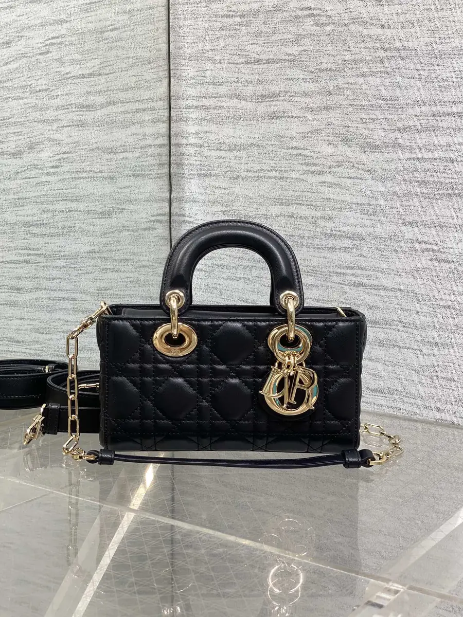 Dior Style Black Leather Bag Bags Bag detail image 2 from source 741839