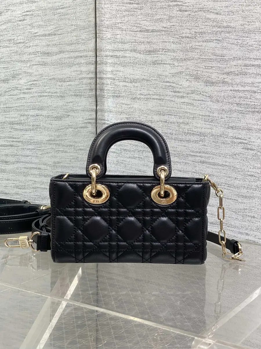 Dior Style Black Leather Bag Bags Bag detail image 5 from source 741839