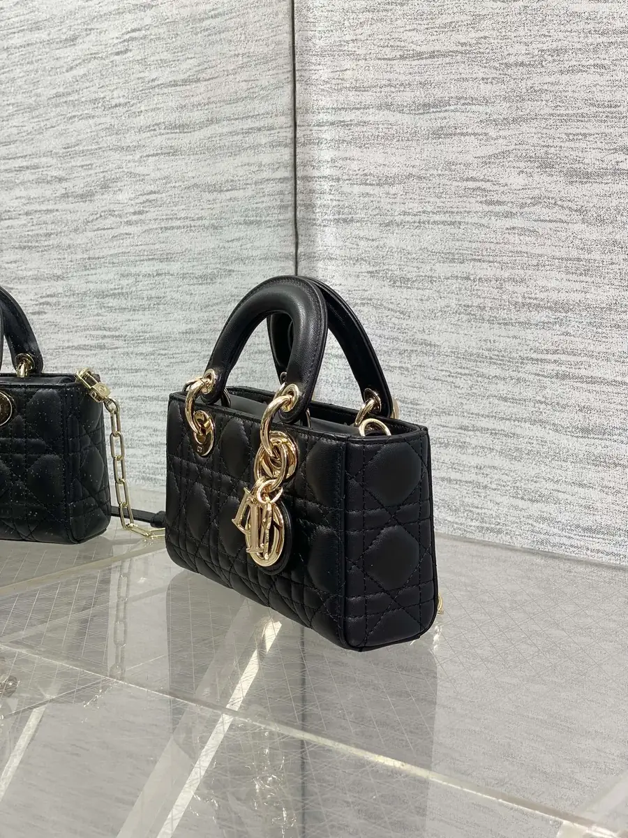 Dior Style Black Leather Bag Bags Bag detail image 6 from source 741839