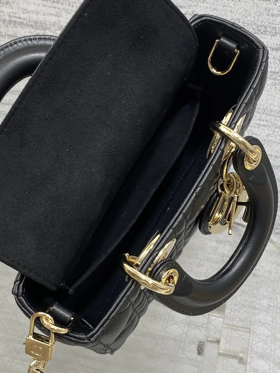 Dior Style Black Leather Bag Bags Bag detail image 8 from source 741839