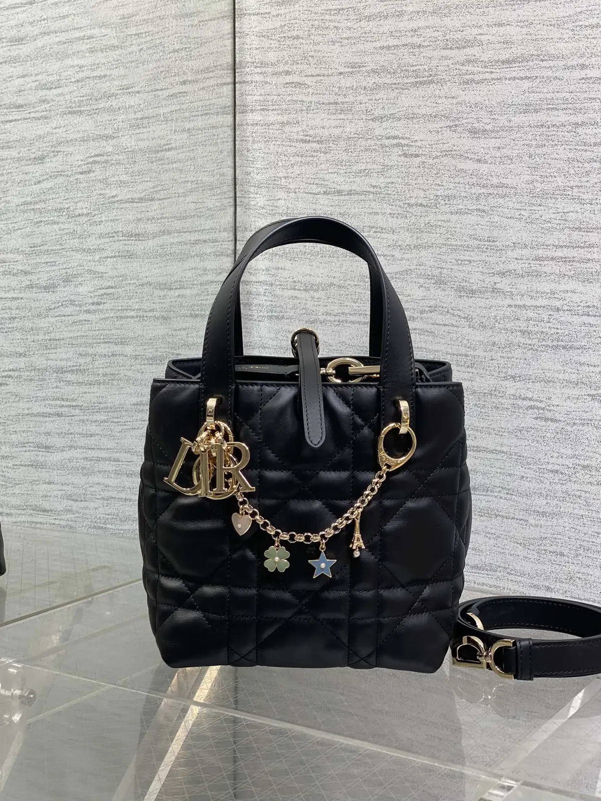 Dior Style Black Leather Bag Bags Bag detail image 1 from source 741850