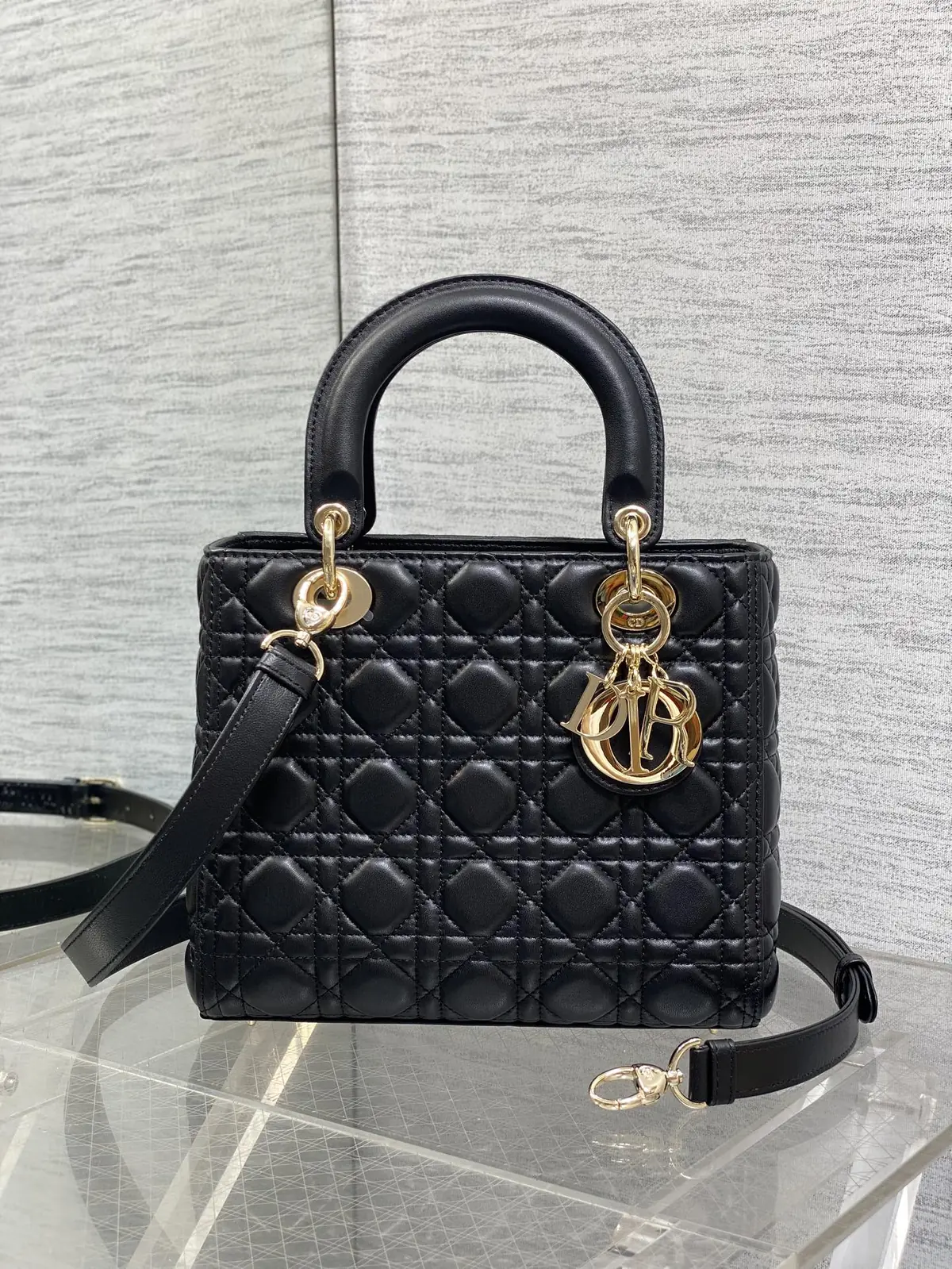 Dior Style Black Leather Bag Bags Bag detail image 1 from source 741856